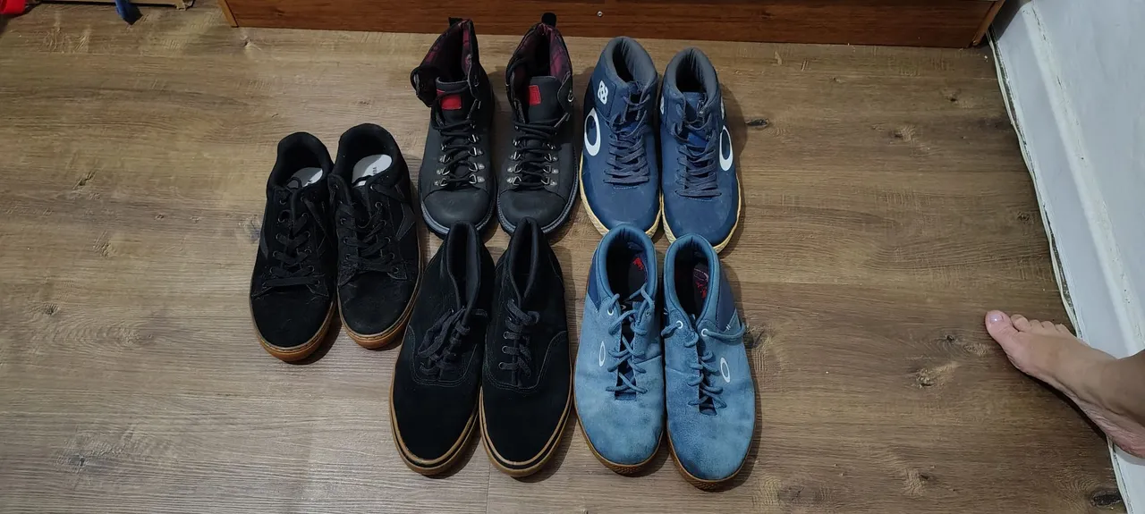 5 pares por 270 reais