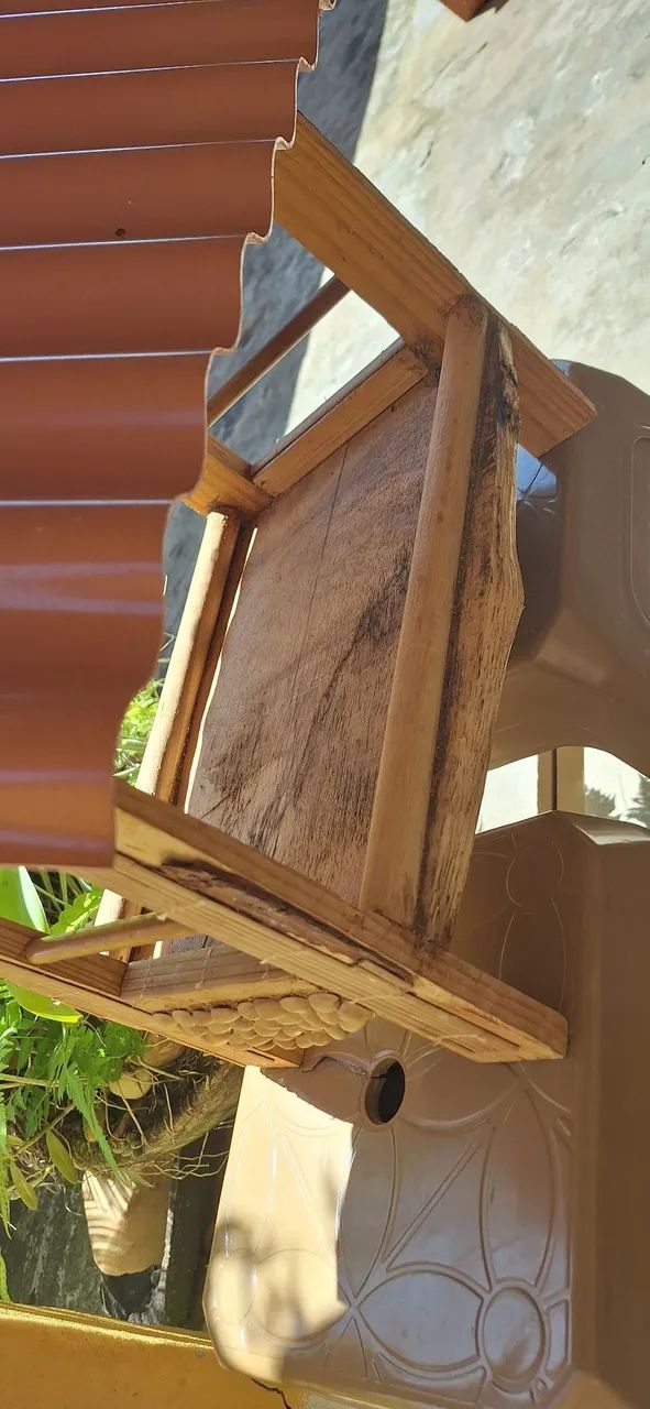 Casa de madeira passarinhos  - Foto 6