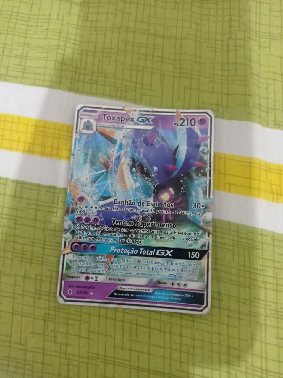 Cartas Pokémon - Coleção Mr. Rime de Galar, Toxapex GX e Volo - Foto 4