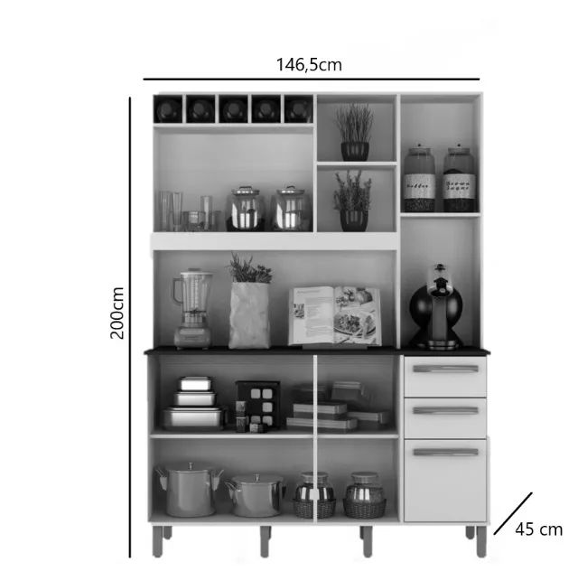Armario de Cozinha Novo Pronta Entrega  - Foto 2