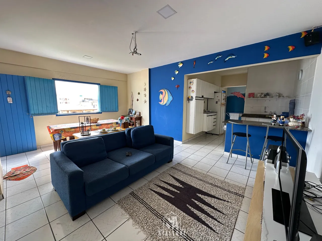Apartamento 2 quartos, integrante do Ed Casarão na Avenida Beira Mar de Piúma/ES