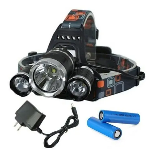 Lanterna de Cabeça Profissional Led Cree T6 3 Funções RP-3