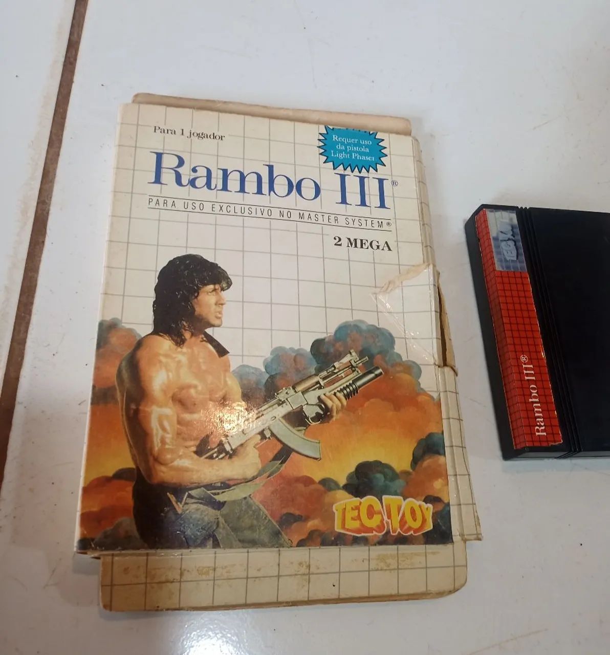 Rambo III - Master System com caixa - Foto 2