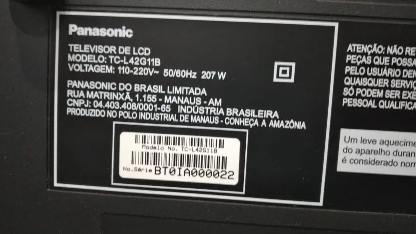 Tv Panasonic lcd 42 polegadas "Não é smart" - Foto 6