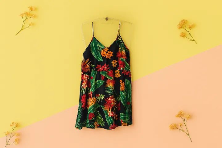 Vestido Floral Tropical