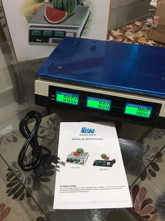Balança Digital bateria sem fio 40kg - Nova