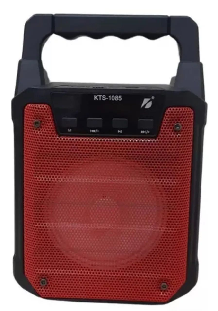 Caixa de som potente amplificada com entrada microfone Bluetooth Rádio Pendrive controle  - Foto 2