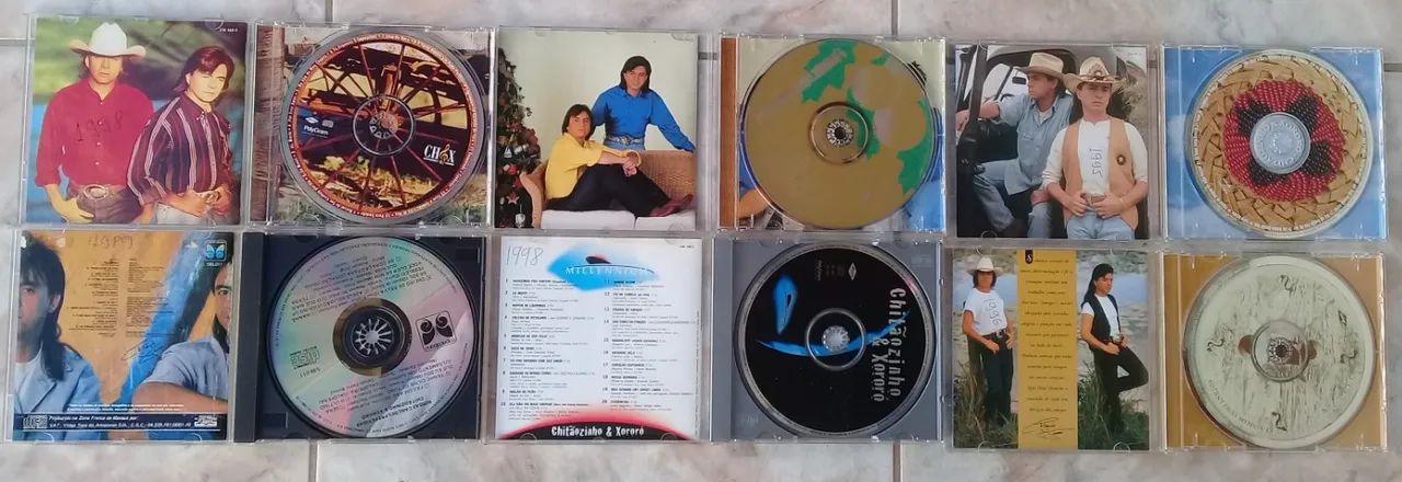 chitãozinho & xororó-6 cds originais-pacote-6 - CDs, DVDs etc