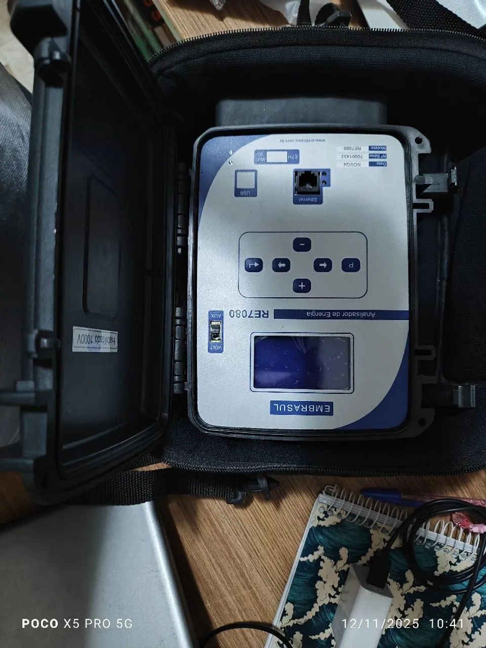 "Analisador de Energia EMBRASUL RE7080 com Acessórios - Novo Pronto para Uso" - Foto 2