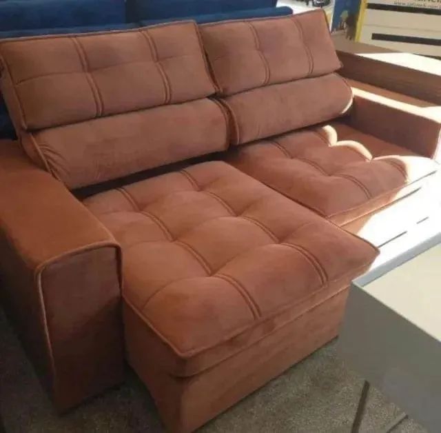 Sofá retrátil e reclinável super promoção  - Foto 4