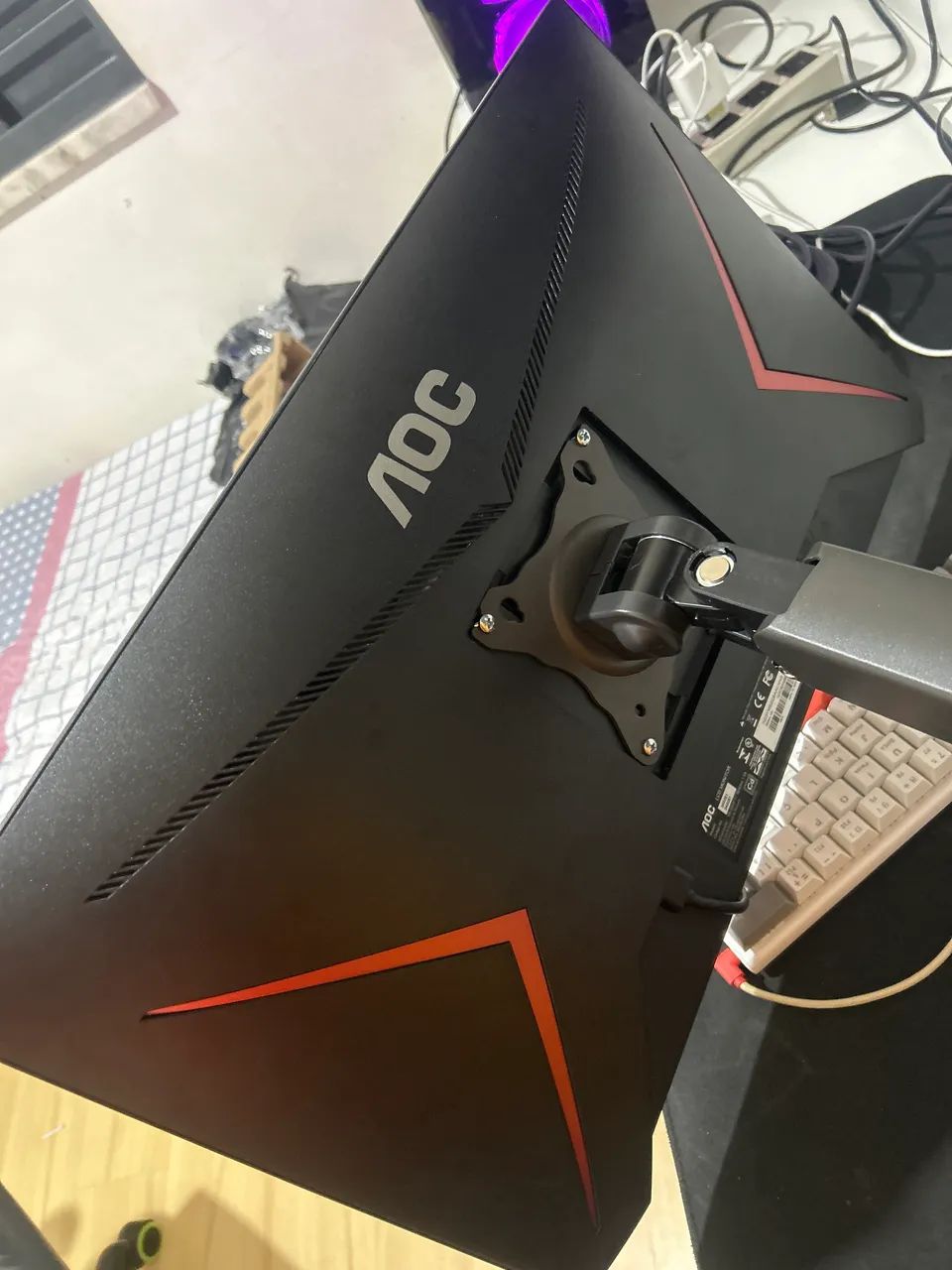 Monitor gamer 144hz  24 polegadas. Tela quebrada   - Foto 2