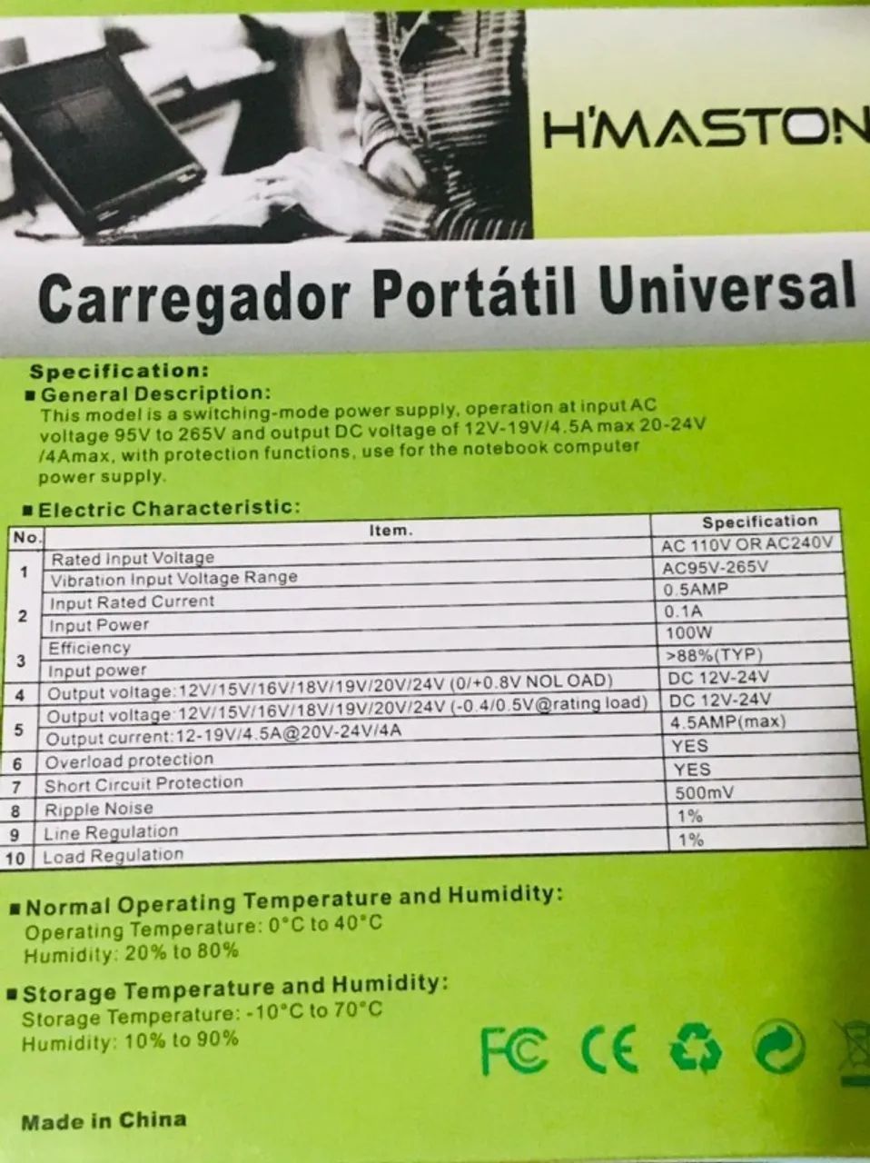 Fonte Carregador Universal para notebook - Foto 2