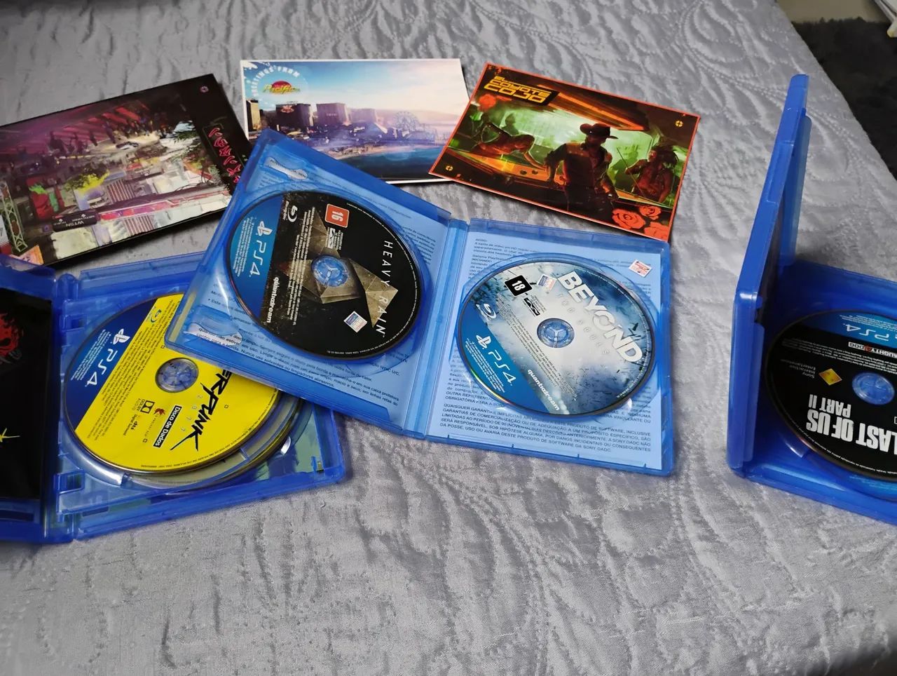 Lote de jogos PS4 e acessórios Ps4 Slim - Foto 3