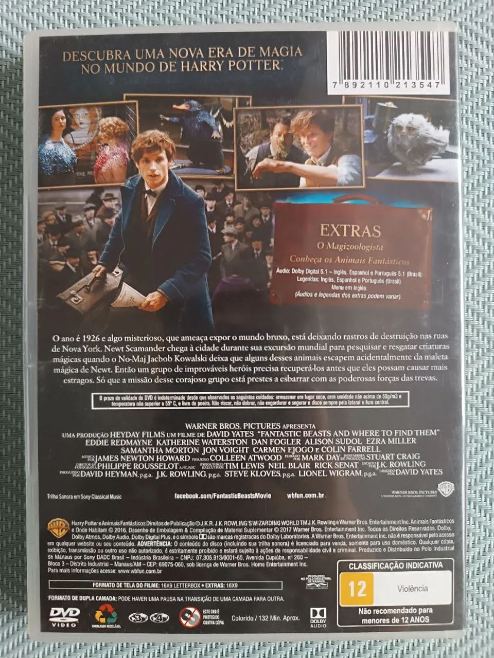 2 DVDs: Animais Fantásticos e Sherlock Holmes - Foto 3