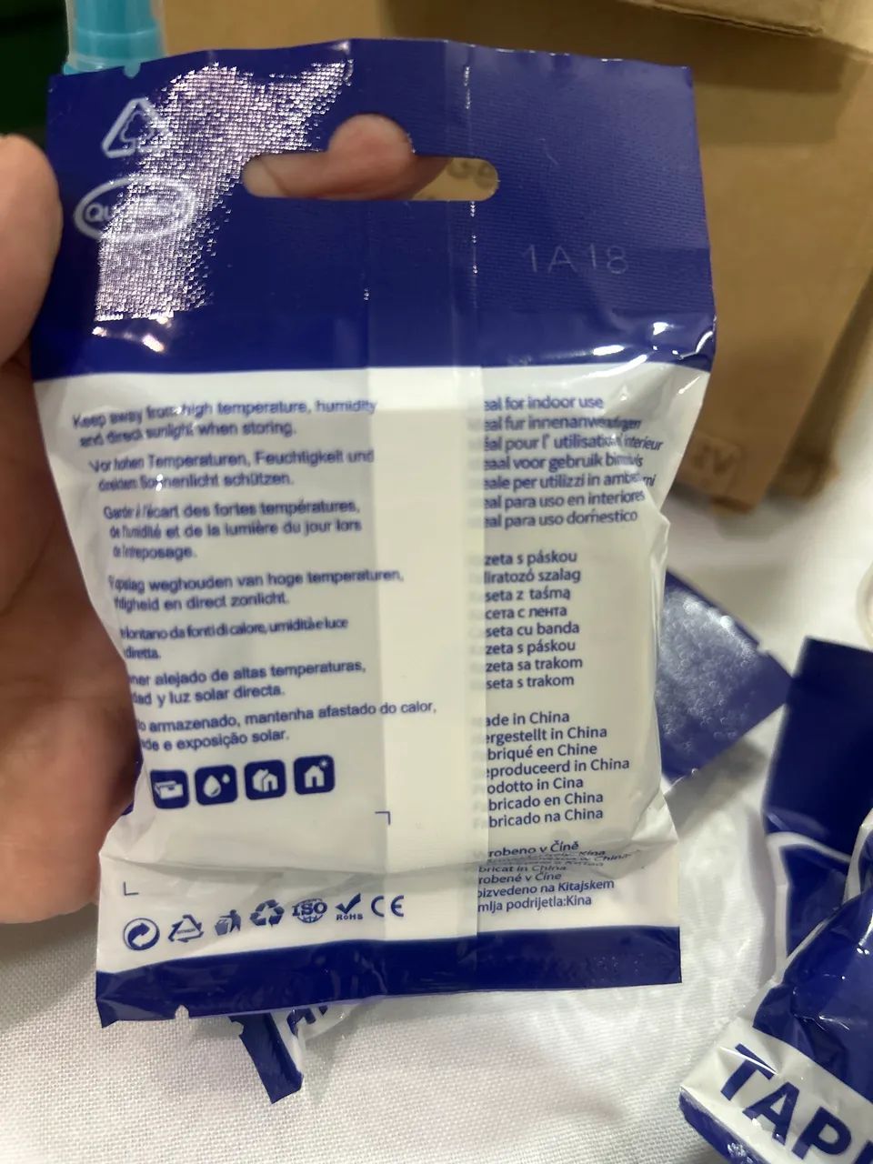 6 Cartuchos de fita rotulador Brother M-K231 de 12 mm - Foto 2