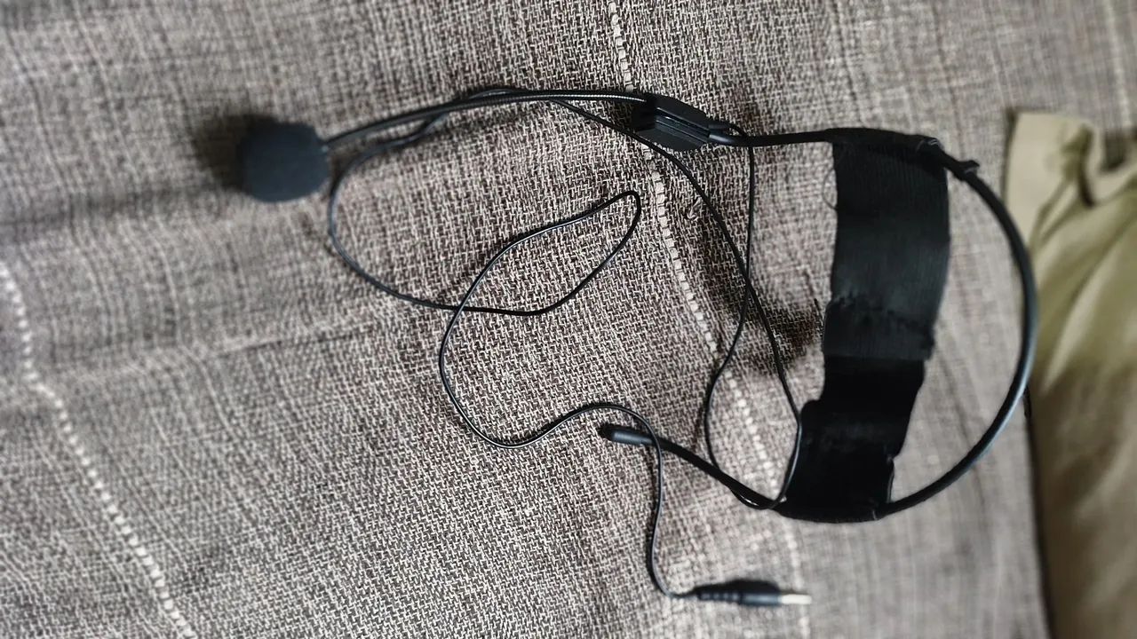 Transmissor Headset + Microfone Headset + Pilhas e carregador Duracell  - Foto 5