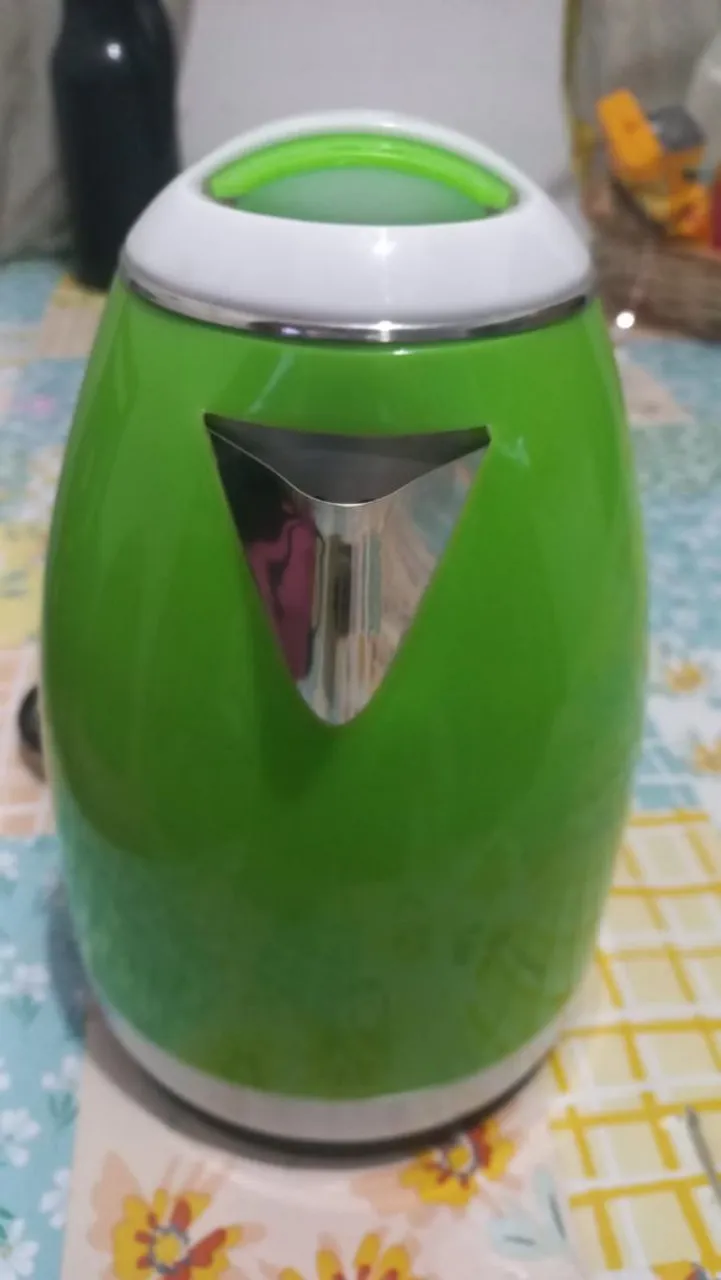 Chaleira Elétrica Verde - Prática e Moderna