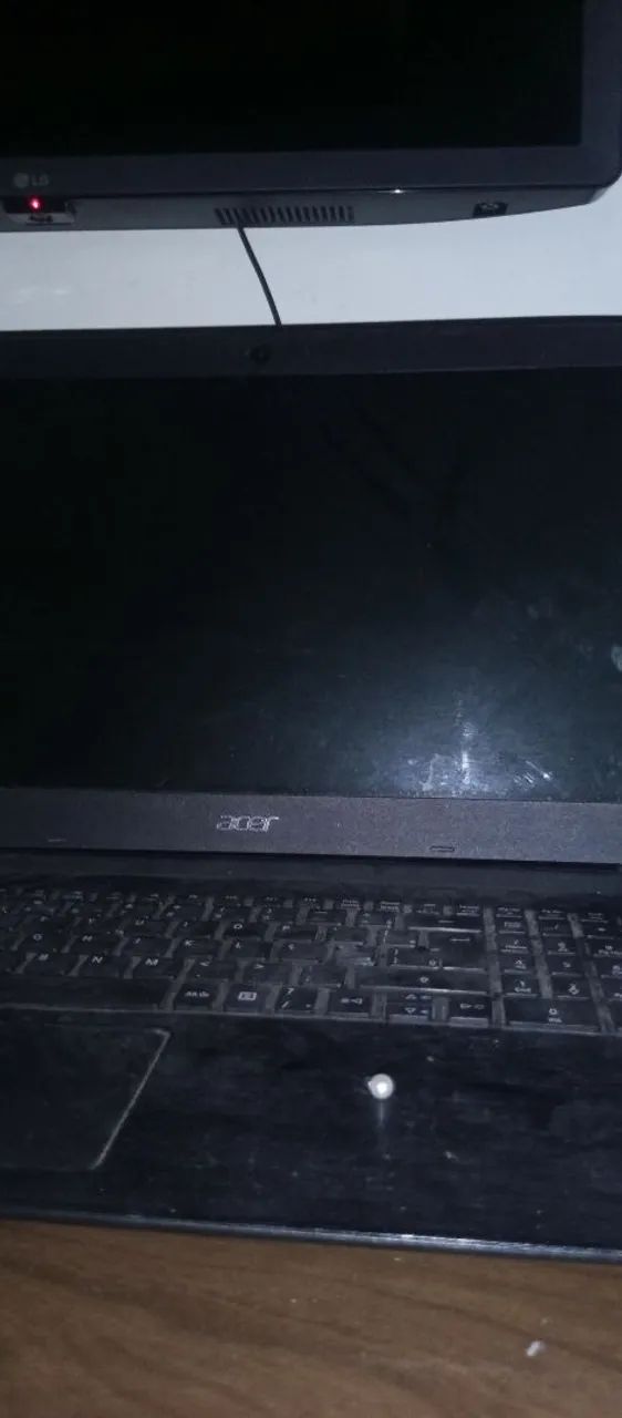 Notebook Acer com Defeito