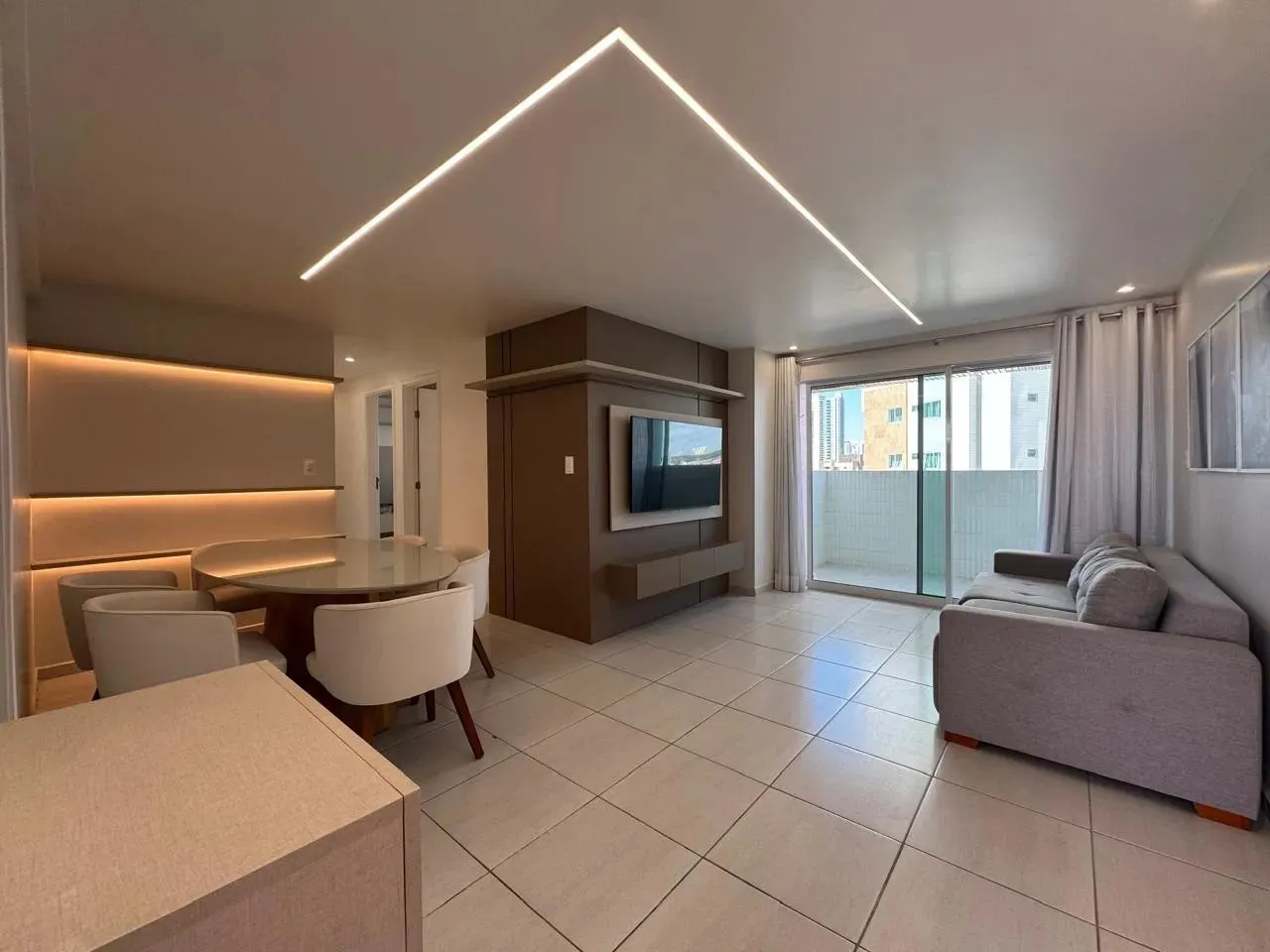Apartamento Mobiliado para Locação em João Pessoa, Brisamar, 3 dormitórios, 1 suíte, 3 ban