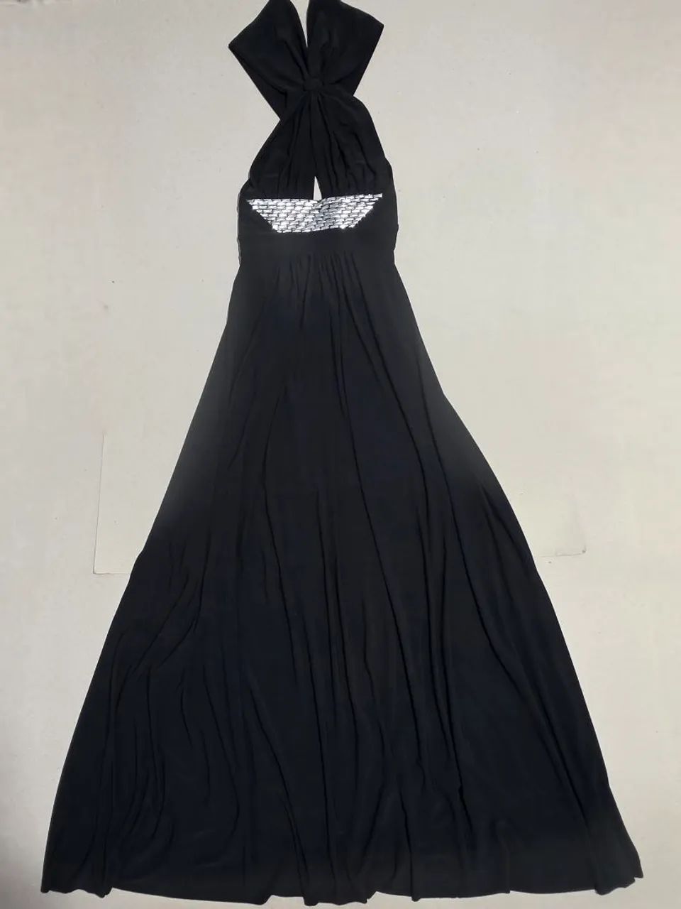 Vestido longo preto - malha Liganete - Foto 2