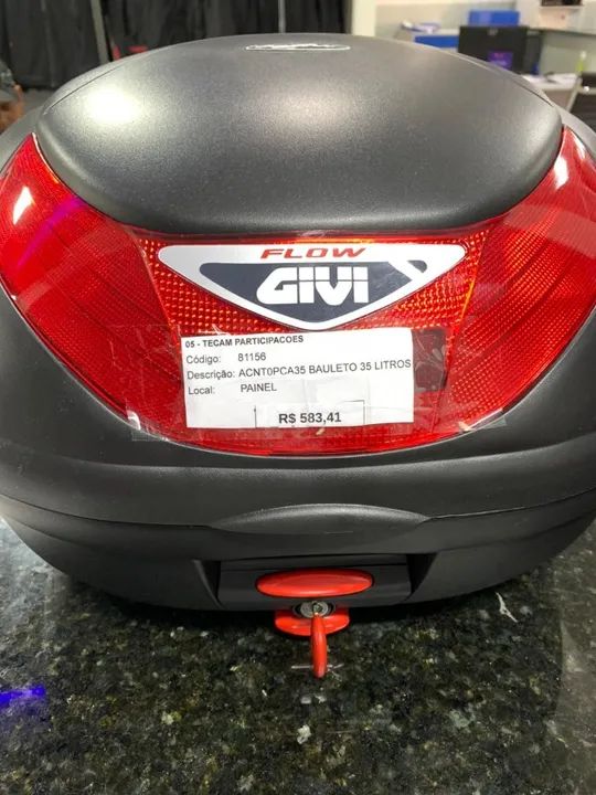 BAULETO GIVI 35L- R$583,00