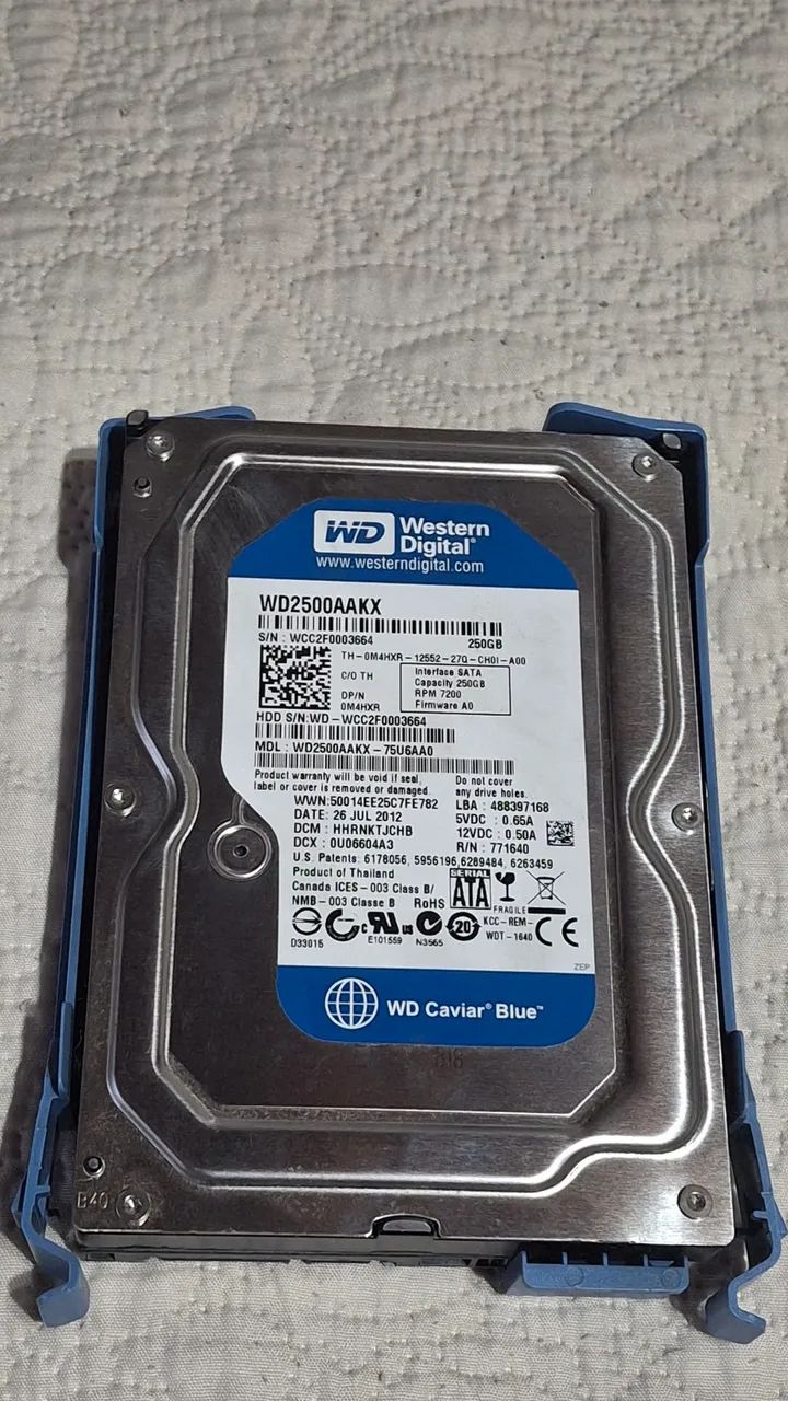 HD Western Digital Caviar Blue 250GB