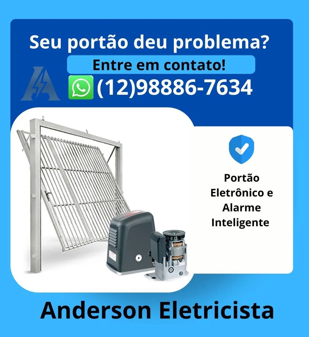 Portão eletrônico - reparos e manutenção