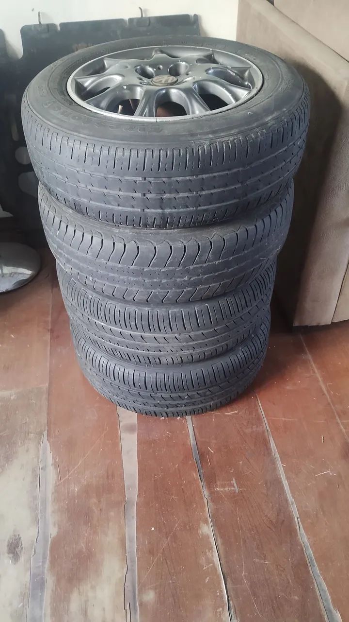 Rodas de liga leve VW/GM originais - Foto 3