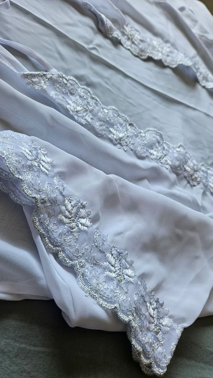 Conjunto camisola longuete, robe e calcinha - Foto 5