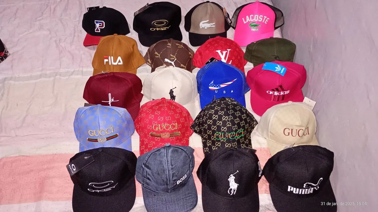 Bonés diversos - Coleção completa - Foto 2