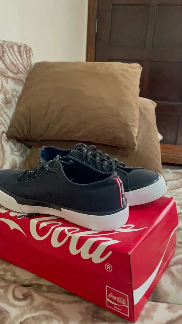 Tênis Coca-Cola Preto - Novo