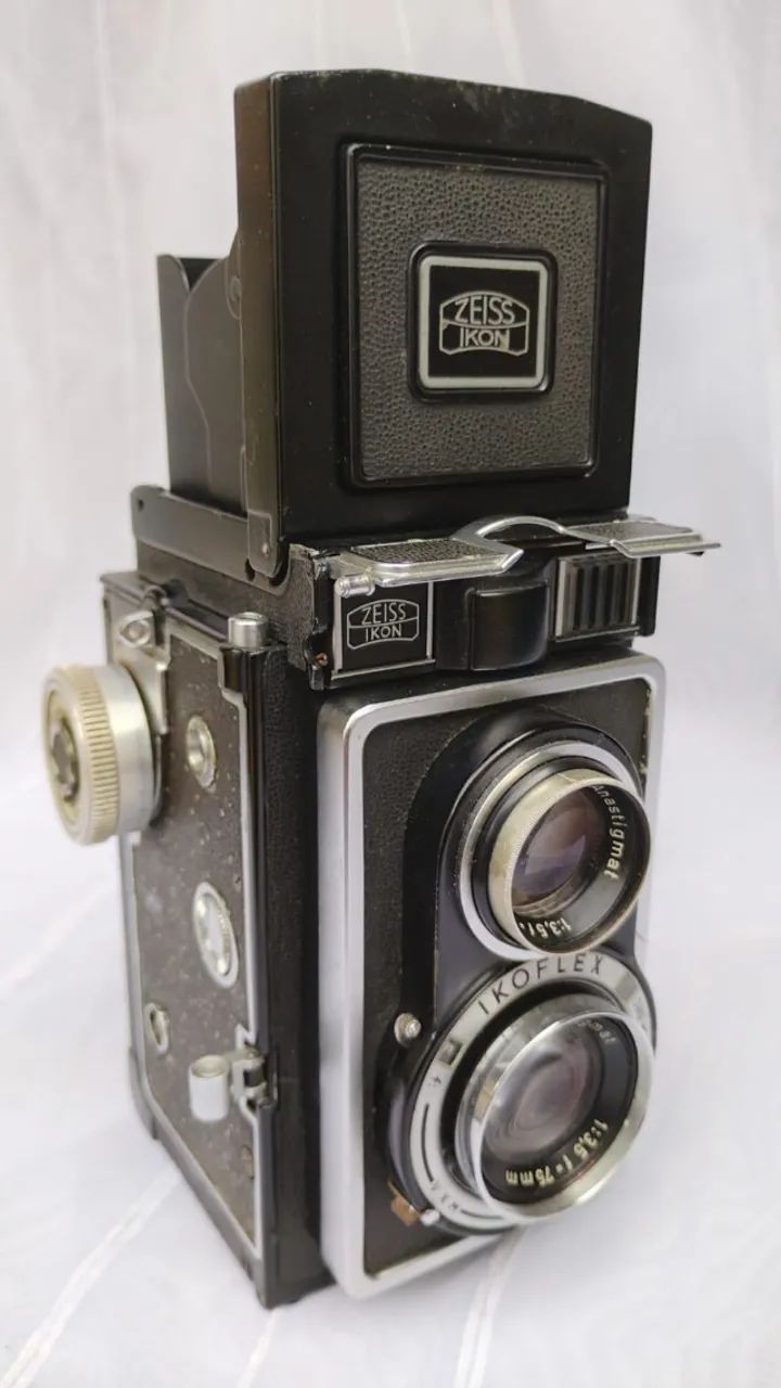 Máquina Fotografica 6x6 Zeiss Ikon Analógica Vintage Antiga