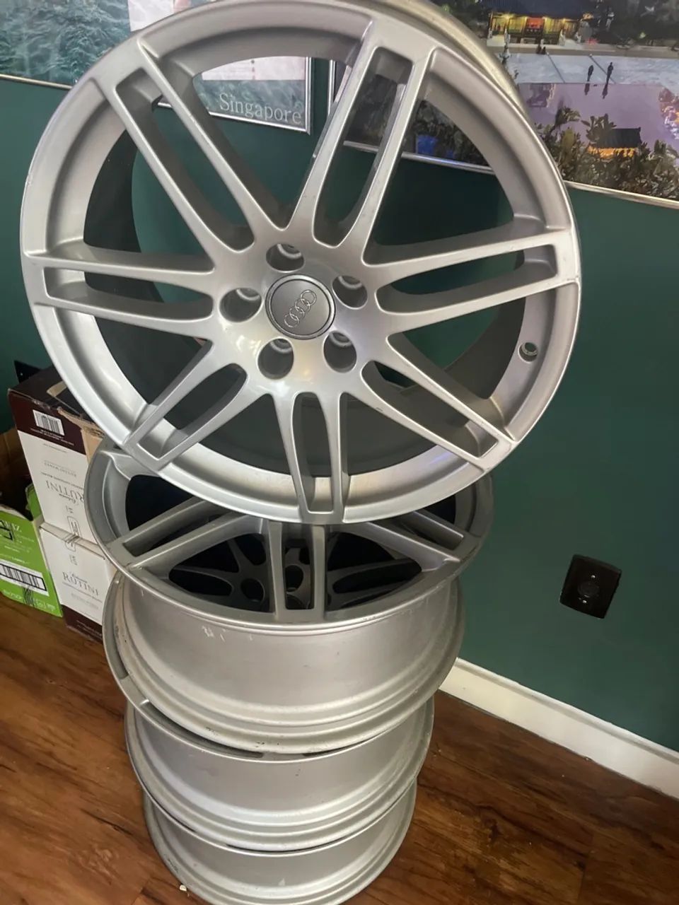 Rodas Audi Originais - Aro 19 ( 8,5 polegadas) - Foto 2