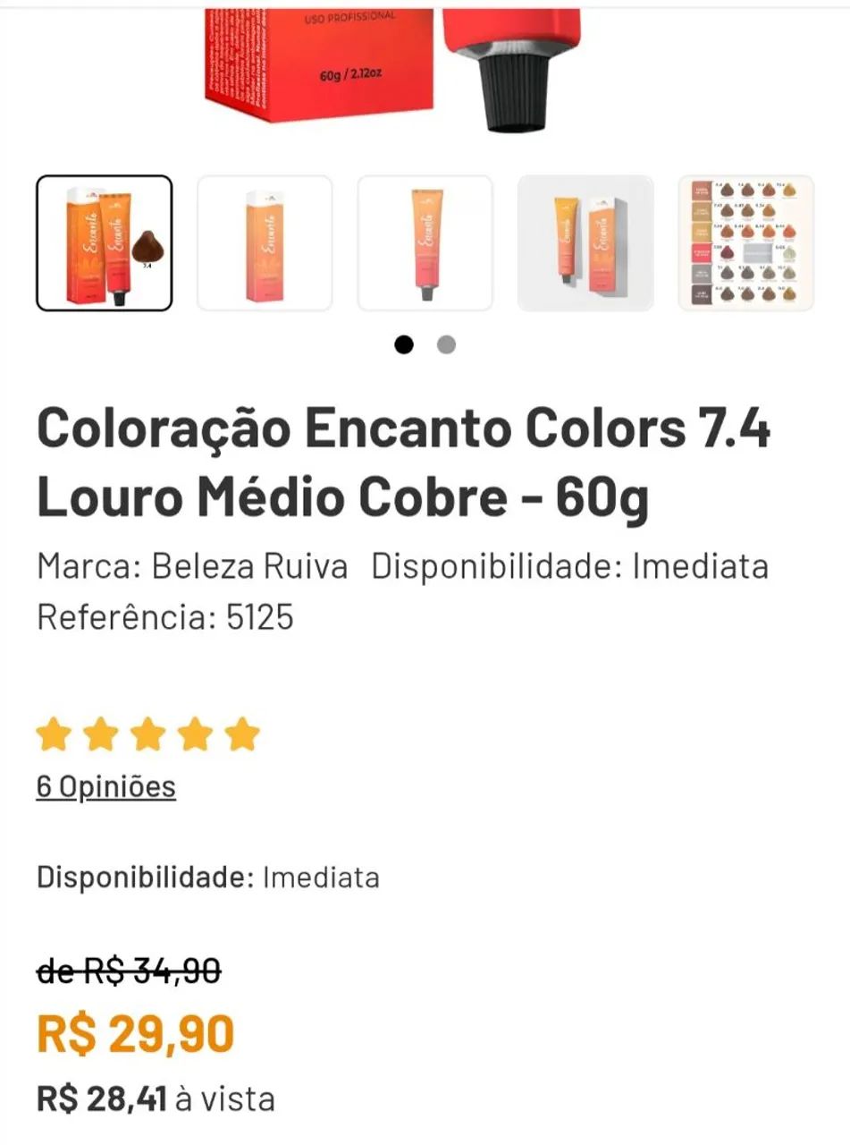 VENDO TINTA E OX PROFISSIONAL63824613852291121