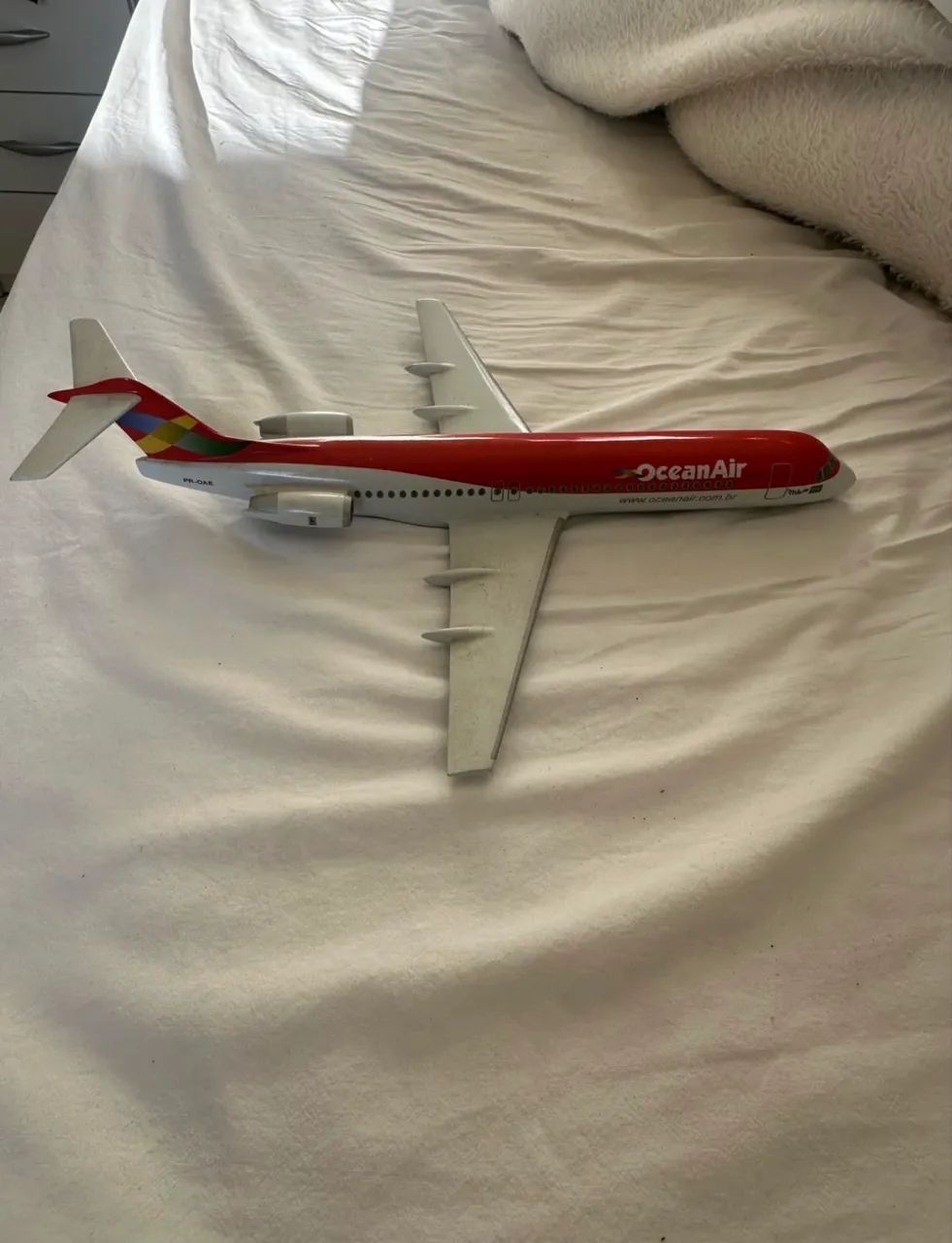 avião da avianca - fokker 28 mk100 - maquete/miniatura grande - Foto 2