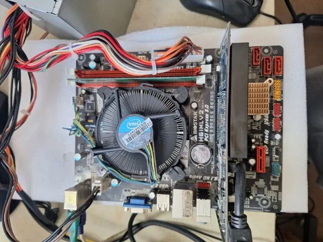 kit placa mae h61 biostar - Foto 5