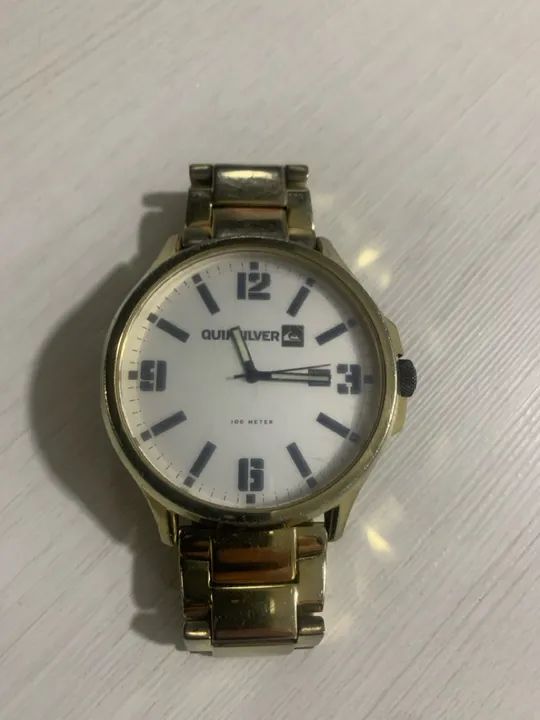 Relógio Quiksilver Masculino Dourado