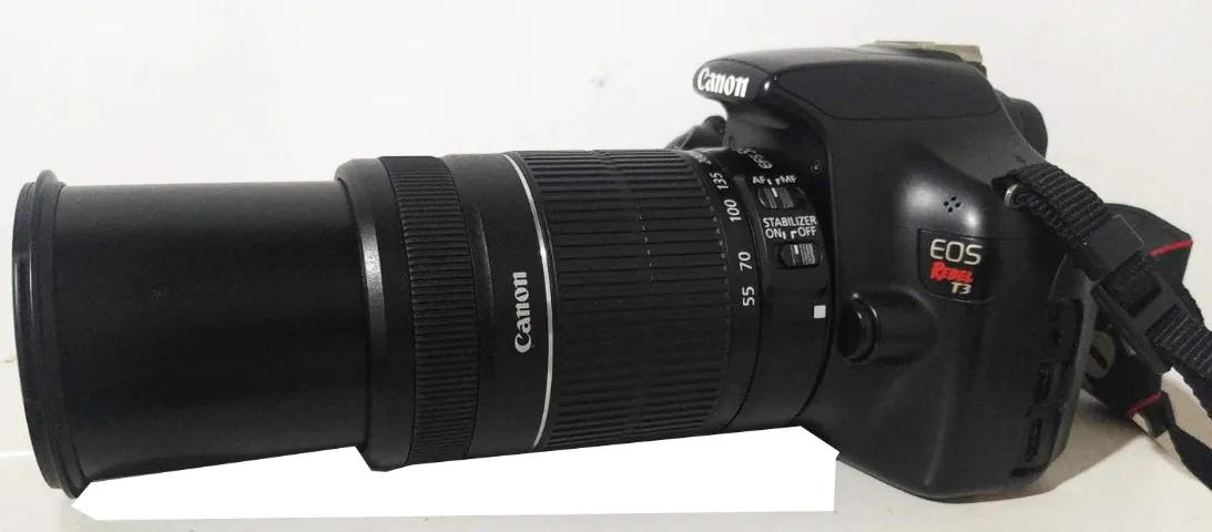 T3 Canon + Lente 55X250 mm
