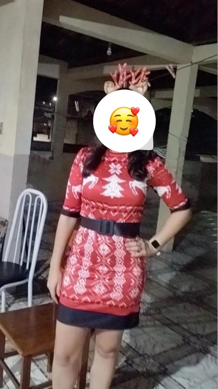 Vestido de Natal - Shein - Foto 3