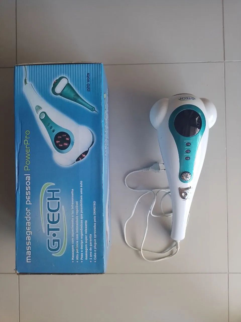 Massageador G-Tech PowerPro - Alívio da dor e relaxamento