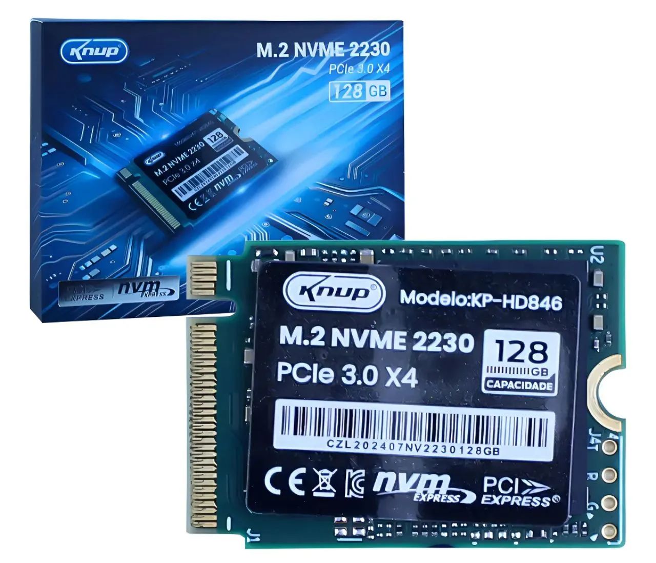 SSD M.2 NVME 2230 PCLE 3.0 256 GB KP-HD847 - Armazenamento