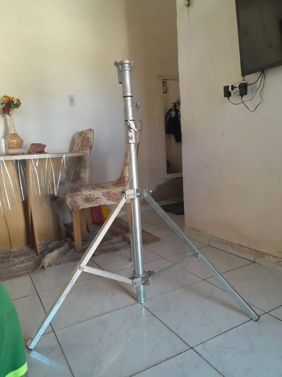 Tripé de iluminação e som em alumínio  - Foto 2