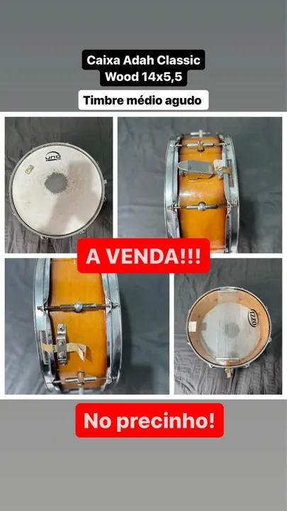 Caixa de Bateria 14x5,5