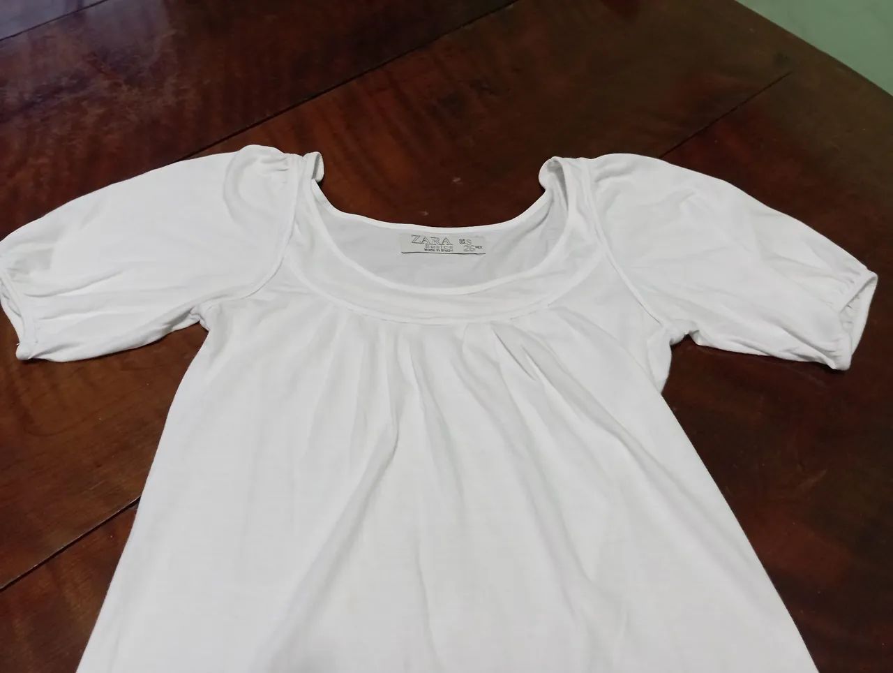 Blusa branca Zara feminina