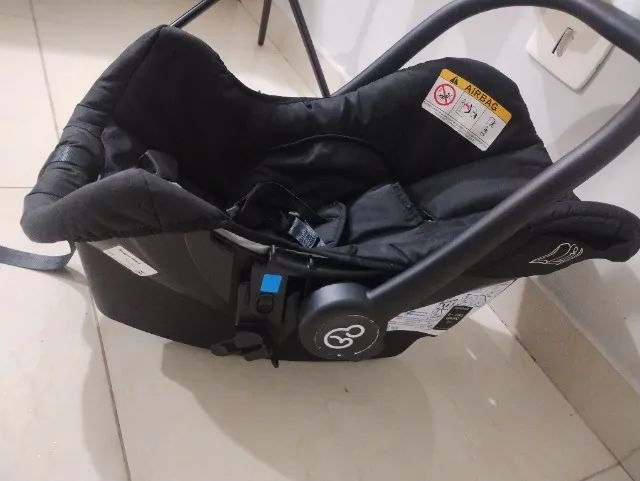 Desapegando! Tudo por R$ 700: carrinho 3 em 1 + berço + cadeirinha - Foto 6