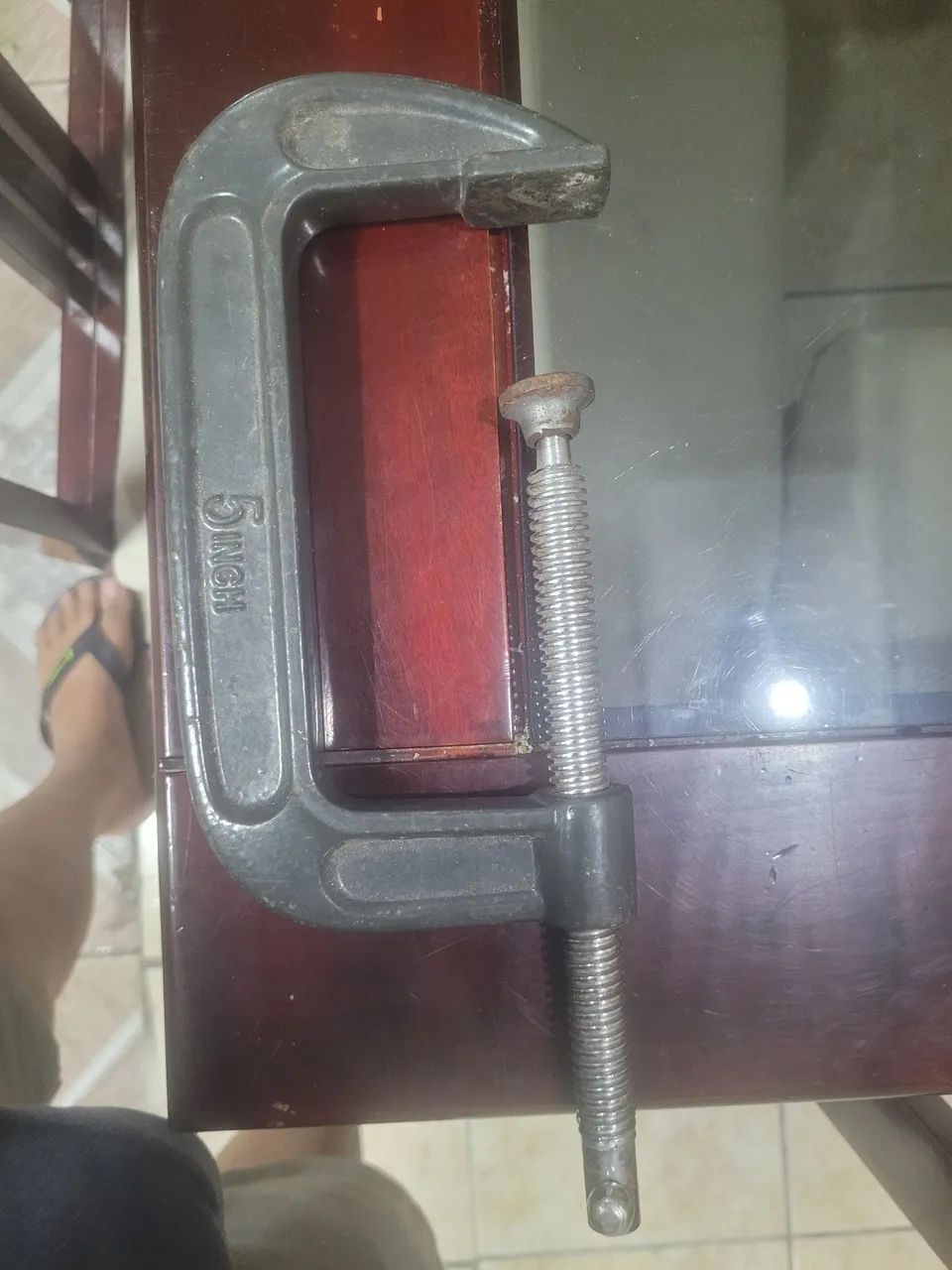 Grampo sargento 5 polegadas 2 unidade 