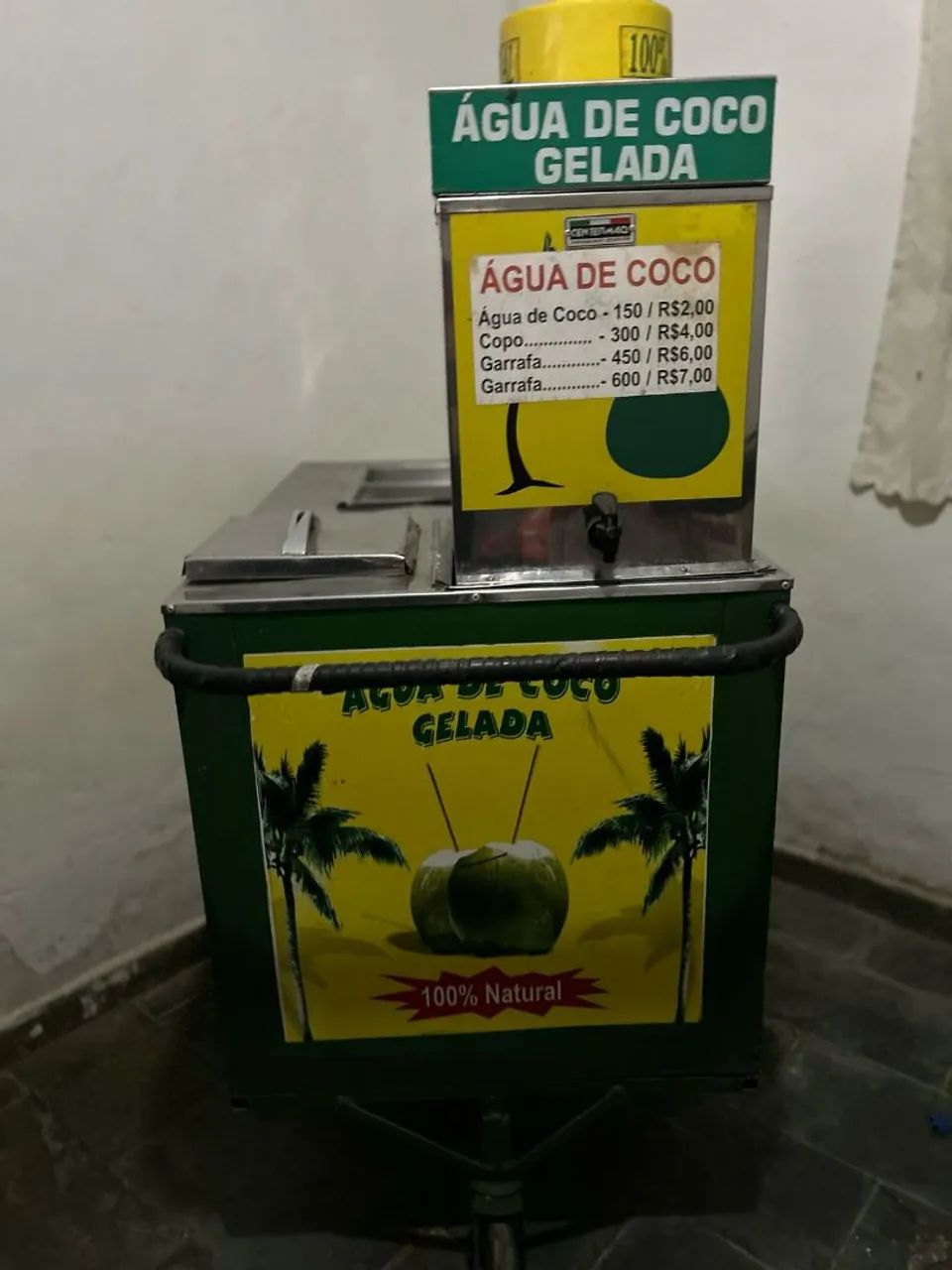 Carrinho de Água de Coco Gelada - 100% Natural - Foto 2