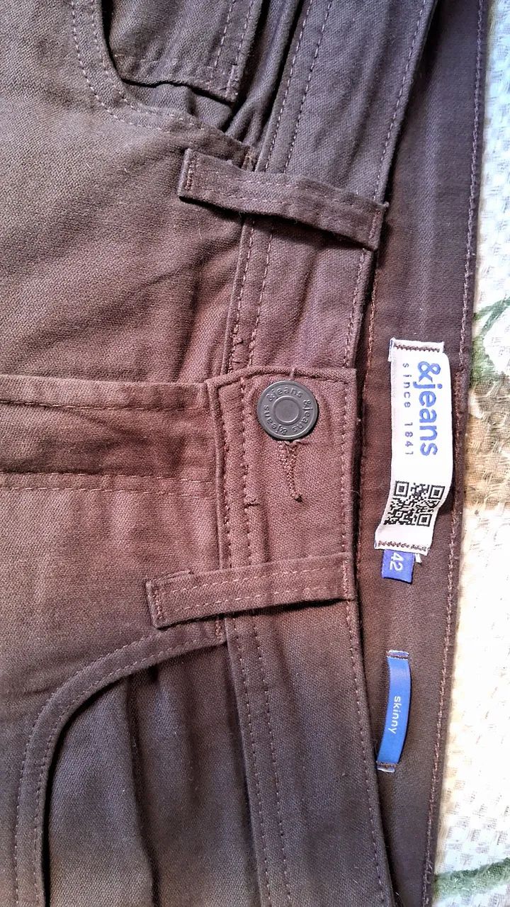 Calça Sarja Marrom escura - Foto 3