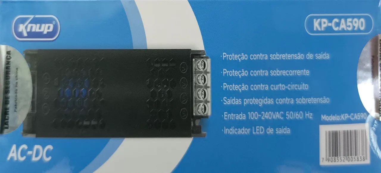 FONTE SLIM 12V 12.5A 150W REF.: KP-CA590<br> - Foto 2