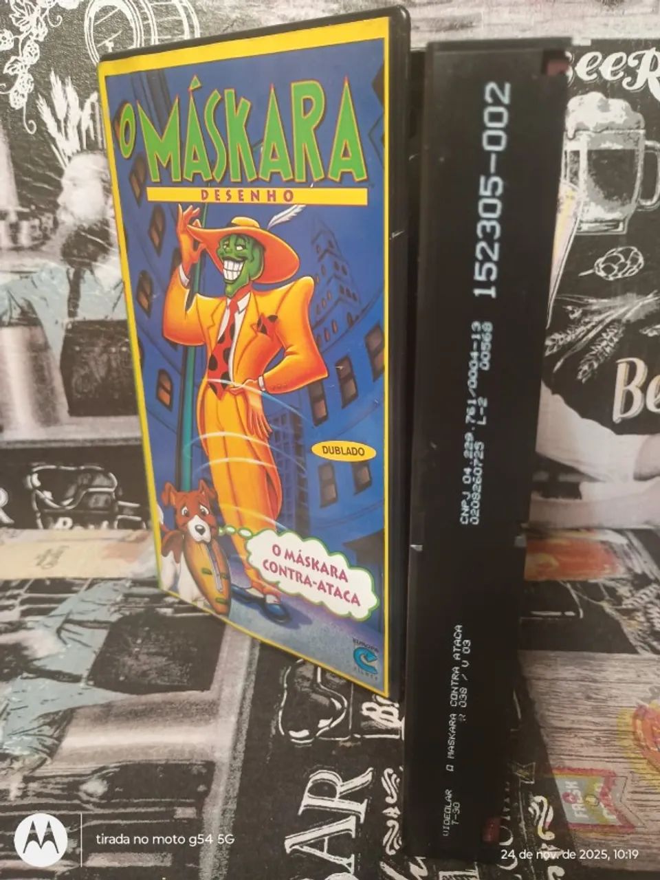 FITA VHS EUROPA DUBLADO - O MÁSCARA CONTRA ATACA - DESENHO - DVD